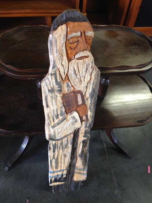 Wooden Decoration of a Man