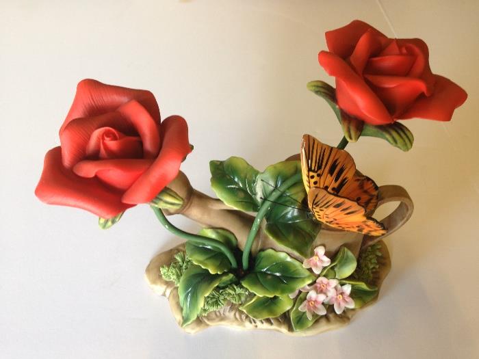 Beautiful Roses and Butterfly Decoration