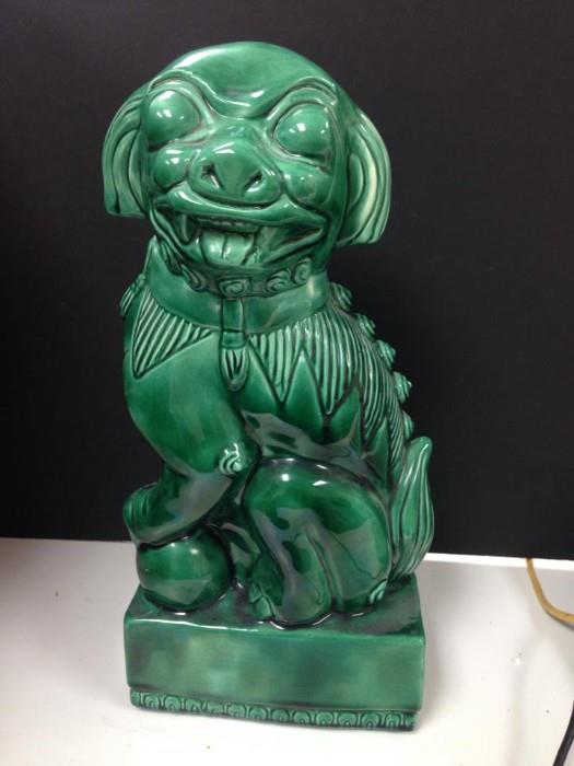 Green Asian Decorative Dog