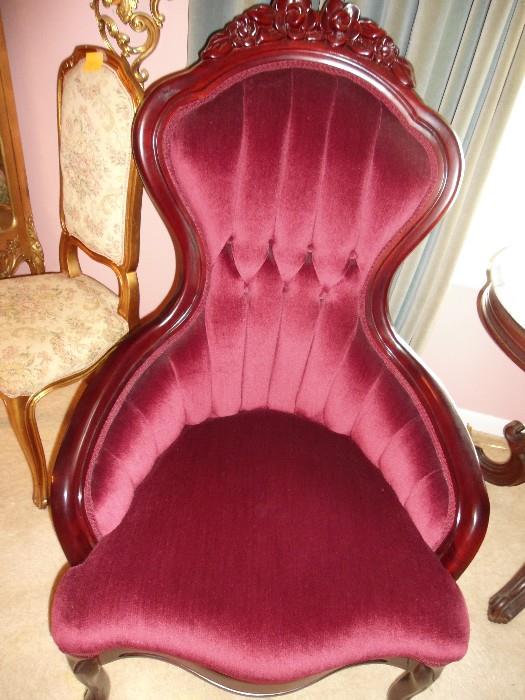 Ladies Victorian Chair...Elegant.