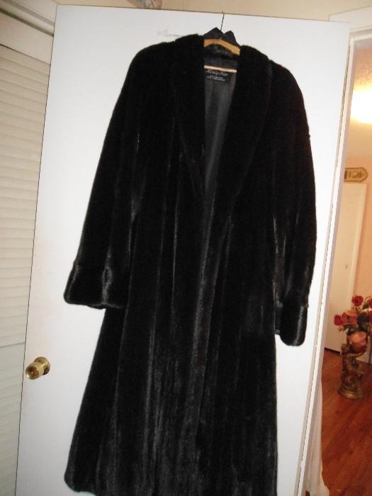 Full length mink - small ... Purchased at Cain-Sloans