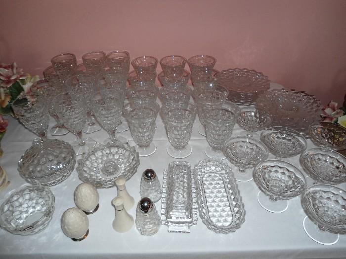 Fostoria Items....pressed glass, Lenox, Fenton, Made in Occupied Japan, Germany, Holland, England, etc... lots and lots of items.