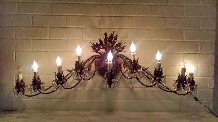 Vintage Candle Wall Hang Lamp