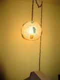 VINTAGE 70'S SPUN FIBERGLASS LAMP