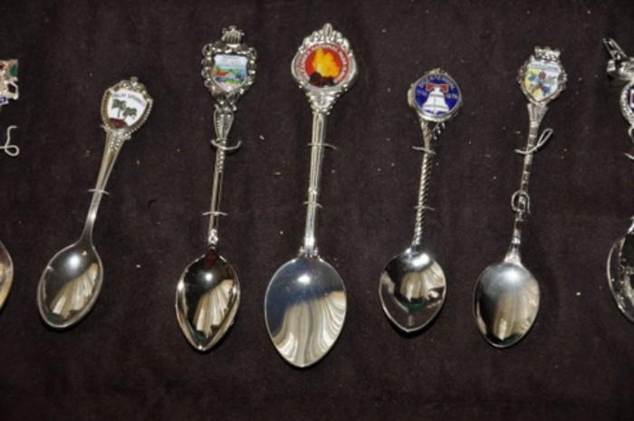 471 45 souvenir baby spoons from around the world