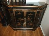 Oriental, Laquer & Gold Hall Table