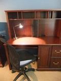 Nice Desk w/Bookcase & storage
