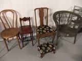 Several Chairs, even Wicker