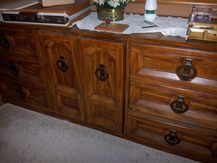 Very long well maintained 1960's dresser