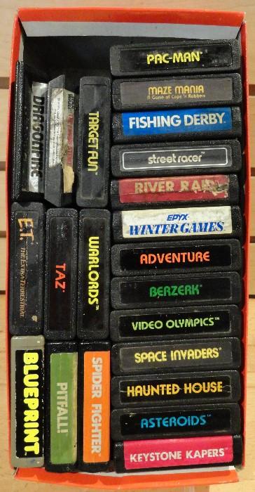 Atari Video Games, Atari Cartridges, Atari