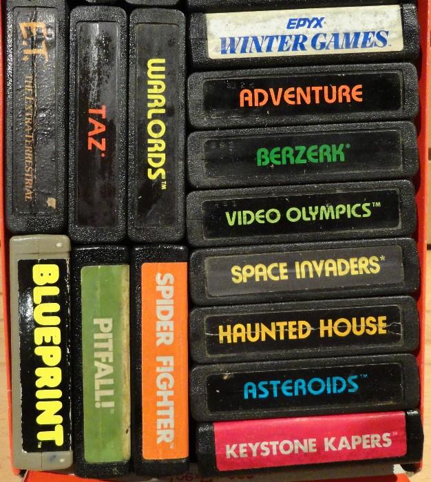 Atari Video Games, Atari Cartridges, Atari