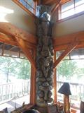 12 Foot tall totem pole