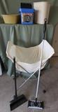 Rolling Laundry Cart, Mop Wringer, Swiffer