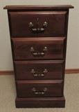 Wood Locking 2 Drawer File Cabinet