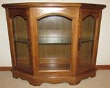 Small, Glass Enclosed   Wooden Display Unit
