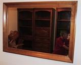 Ethan Allen Wood Frame Mirror