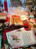 Punchbowl, Christmas Linens, Christmas Paper Goods