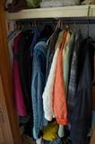 Closets Full of Clothing- Coats- Boots- Shoes- EVERYTHING.