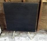 Sturdy folding table.