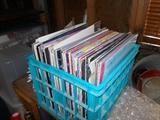 Stacks of Record Albums