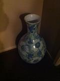 Decorative Asian Vase, Artist Mateo from Santa Cruz