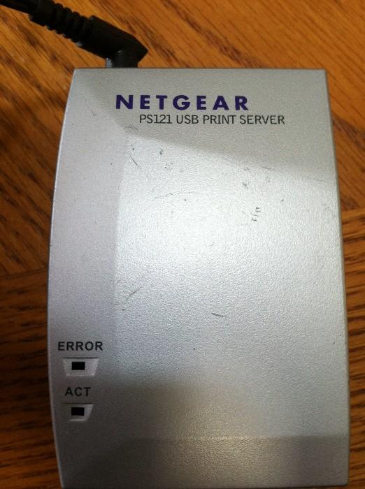 Netgear, PS121 USB Print Server
