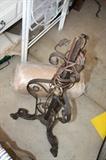 wrought Iron Table lamp base $20
