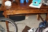 desk - wood large solid $50