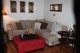 Fabulous Havertys sectional suede sofa