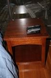 Stickley flip top side table