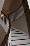 Curved Staircase and Banister 