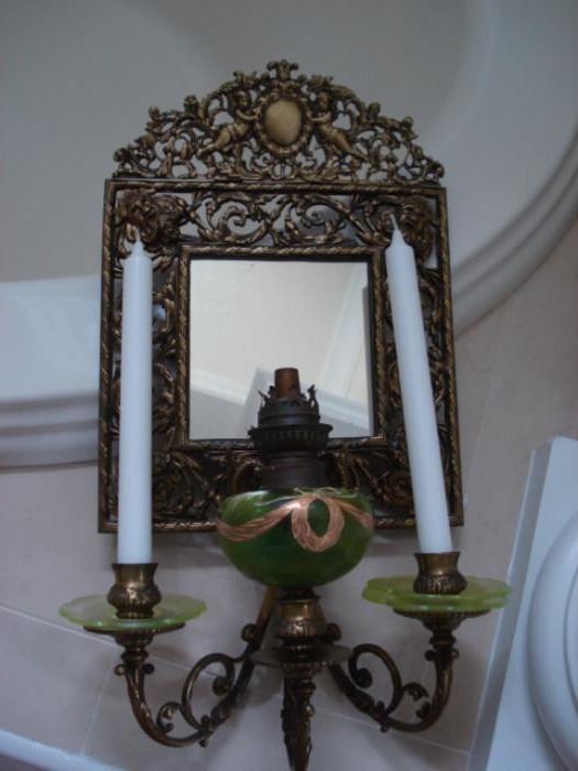 one of 2 matching sconces