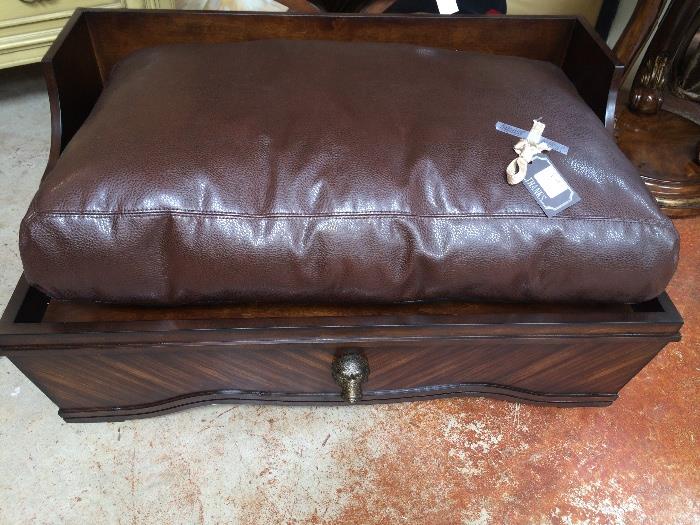 "Brand new" custom wood dog bed. $350