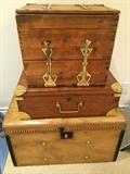 3 Vintage trunk set.  $1,500.