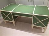 Brand new Lexington Home green shagreen desk.  Paid $3,600.  Selling it for $1,595.