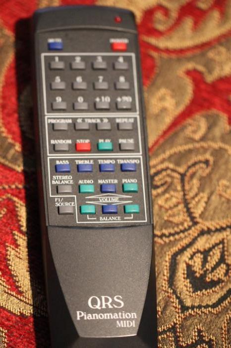 Remote for piano