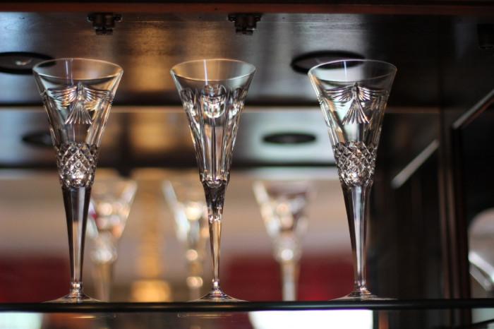 Waterford "anniversary" goblets