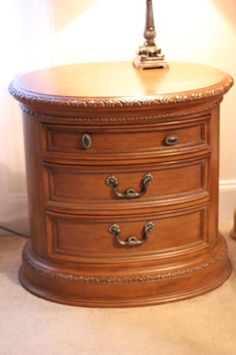 American Drew side table (one of a pair)