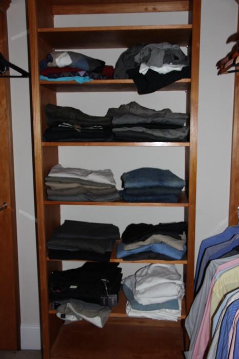 High quality men's clothing, some new with tag