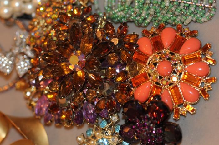 More vintage costume jewelry