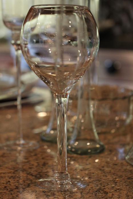 "I like to have one glass of wine in the evening..." (see next photo)