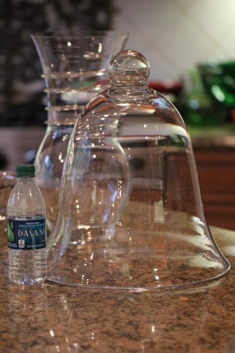 Huge glass cloche/bell for your picnic or old fashioned garden