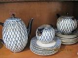Lomonsov USSR Coffee and tea set