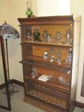 Barrister book case with leaded glass.  