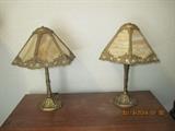 Slag glass lamp shade lamps