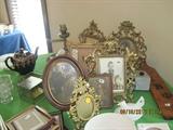 ornate gold frames