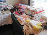 lot of needlework