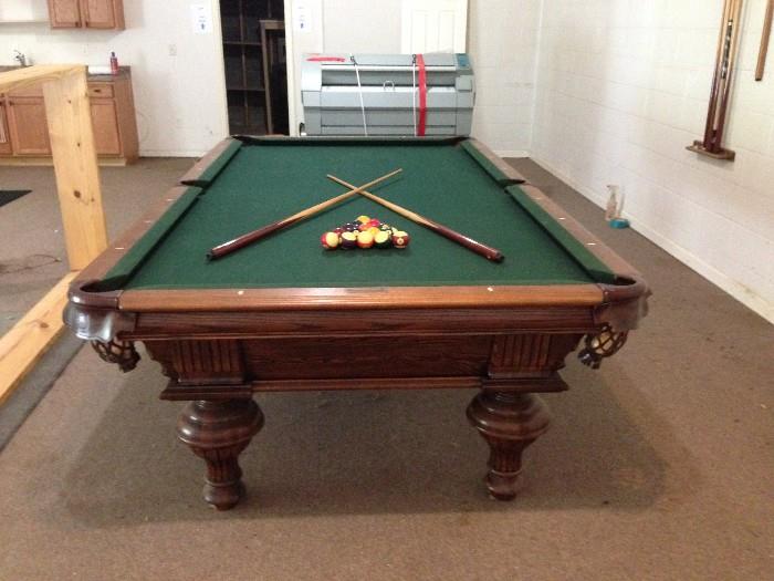 Absolutely gorgeous custom built billiard table