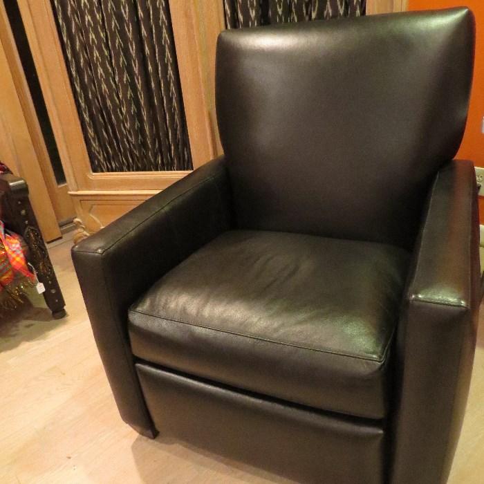 Leather Recliner from Crate and Barrel