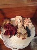 Antique porcelain dolls